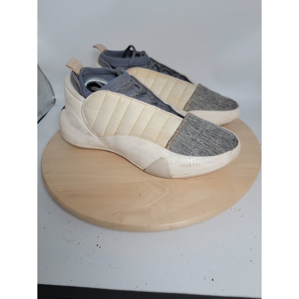 Adidas Harden Vol. 7 Cream White Carbon Grey Denim Men Sneaker Size 10.5 IF5619